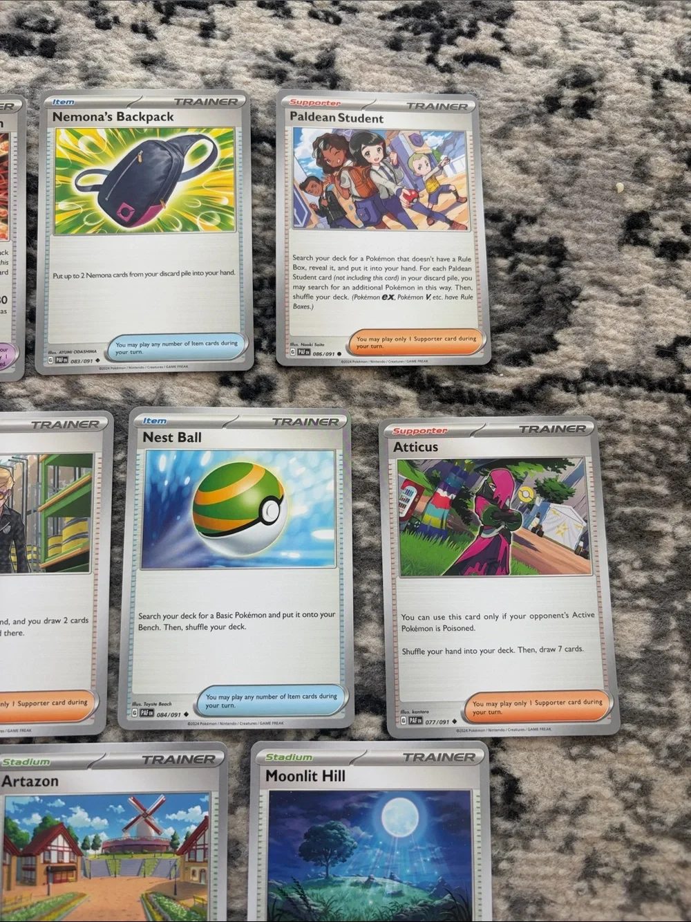 Paldean Fates Trainer Lot | Rare Candy, Ultra & More | 10 Unique Cards | ✨5/$25